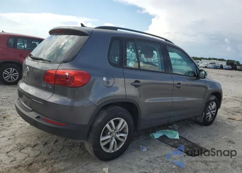 2015 Volkswagen Tiguan S из США, поврежденный, VIN WVGAV7AX4FW584382